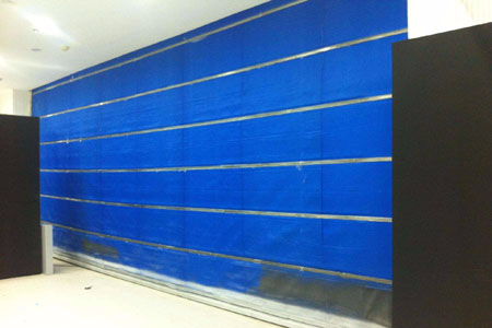 無機布防火卷簾（lián）材料